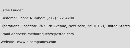 Estee Lauder Phone Number Customer Service