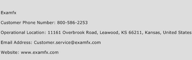 Examfx Phone Number Customer Service