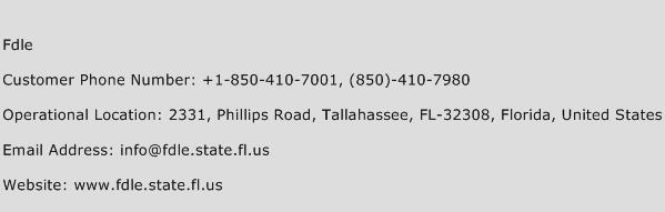 FDLE Phone Number Customer Service