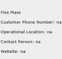Fios Mass Phone Number Customer Service