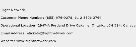 Flight Network Phone Number Customer Service