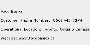 Food Basics Phone Number Customer Service