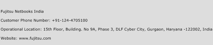 Fujitsu Netbooks India Phone Number Customer Service