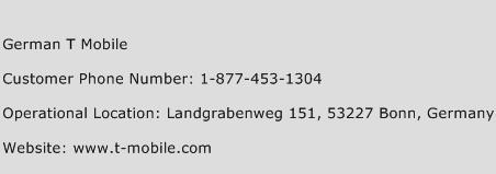 German T Mobile Phone Number Customer Service