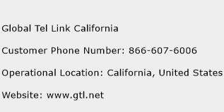 Global Tel Link California Phone Number Customer Service