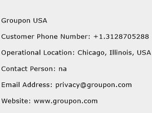 Groupon USA Phone Number Customer Service