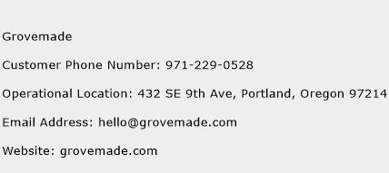 Grovemade Phone Number Customer Service
