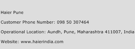 Haier Pune Phone Number Customer Service