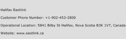 Halifax Eastlink Phone Number Customer Service