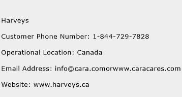 Harveys Phone Number Customer Service