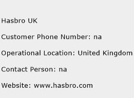 Hasbro UK Phone Number Customer Service