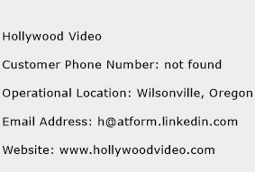 Hollywood Video Phone Number Customer Service