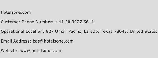 Hotelsone.com Phone Number Customer Service