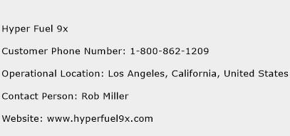 Hyper Fuel 9x Phone Number Customer Service