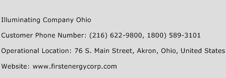 Illuminating Company Ohio Phone Number Customer Service