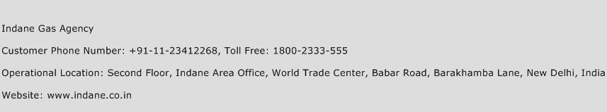 Indane Gas Agency Phone Number Customer Service