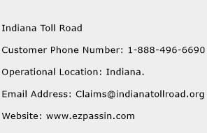 Indiana Toll Road Phone Number Customer Service
