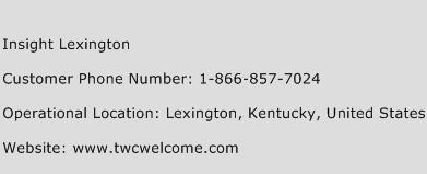 Insight Lexington Phone Number Customer Service
