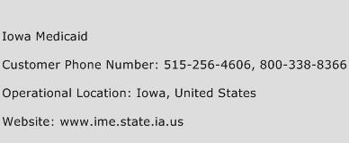 Iowa Medicaid Phone Number Customer Service