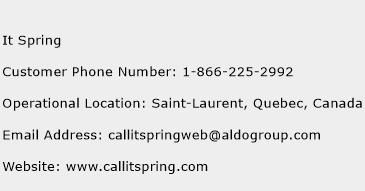 It Spring Phone Number Customer Service