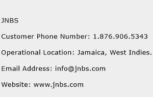 JNBS Phone Number Customer Service