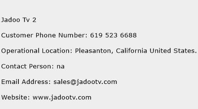 Jadoo Tv 2 Phone Number Customer Service