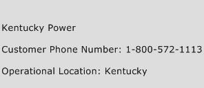 Kentucky Power Phone Number Customer Service
