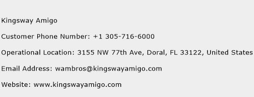 Kingsway Amigo Phone Number Customer Service