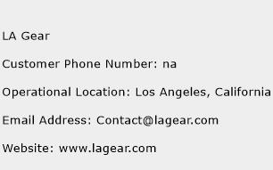 LA Gear Phone Number Customer Service