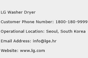 LG Washer Dryer Phone Number Customer Service