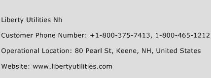 Liberty Utilities NH Phone Number Customer Service