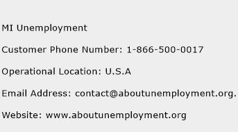 MI Unemployment Phone Number Customer Service