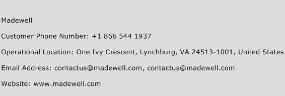 Madewell Phone Number Customer Service