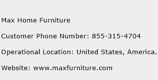 Max Home Furniture Phone Number Customer Service