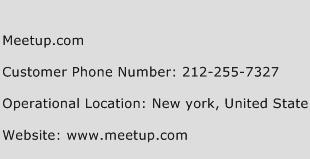 Meetup.com Phone Number Customer Service