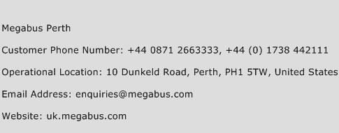Megabus Perth Phone Number Customer Service