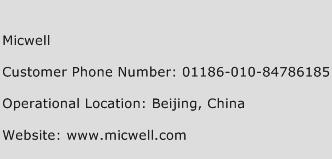 Micwell Phone Number Customer Service