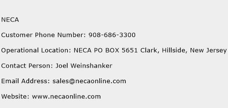 NECA Phone Number Customer Service
