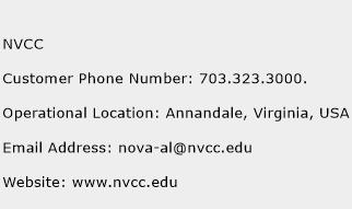 NVCC Phone Number Customer Service