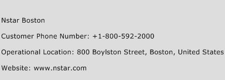 Nstar Boston Phone Number Customer Service
