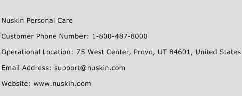 Nuskin Personal Care Phone Number Customer Service