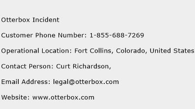 Otterbox Incident Phone Number Customer Service
