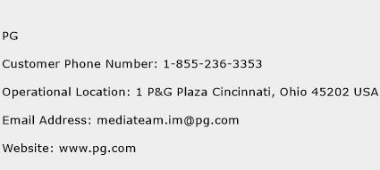 PG Phone Number Customer Service