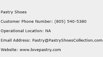 Pastry Shoes Phone Number Customer Service