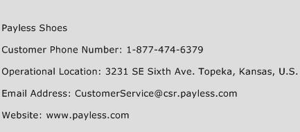 Payless Shoes Phone Number Customer Service