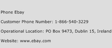 Phone Ebay Phone Number Customer Service
