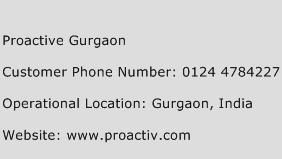 Proactive Gurgaon Phone Number Customer Service