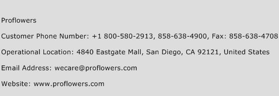 Proflowers Phone Number Customer Service