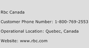 RBC Canada Phone Number Customer Service