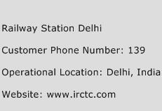 Railway Station Delhi Phone Number Customer Service